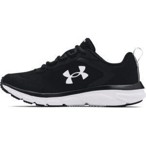 Under Armour Women Charged Assert 9 Running Shoes Black White 9M US