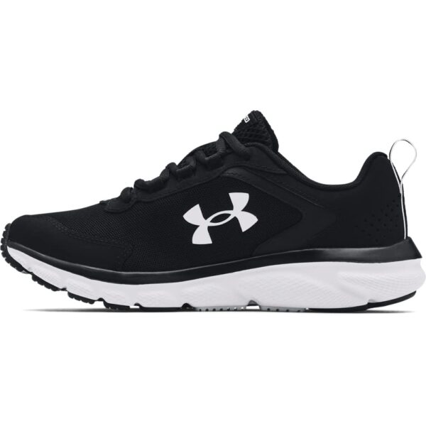 51PgLKADR9L Under Armour Women Charged Assert 9 Running Shoes Black White 9M US