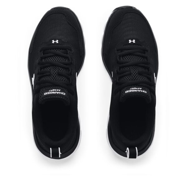 613UaPUVfaL Under Armour Women Charged Assert 9 Running Shoes Black White 9M US
