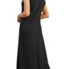 61Xw0Rl-4tL GRECERELLE Women Summer Casual Maxi Dress Loose Split Long Sun Dress Pockets Black M