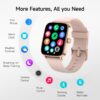 Women Smart Watch 1.85" HD Smartwatch iPhone Android Call 100+ Sport Modes Fitness Tracker Heart Rate Sleep SpO2 IP68 Waterproof 2 Bands