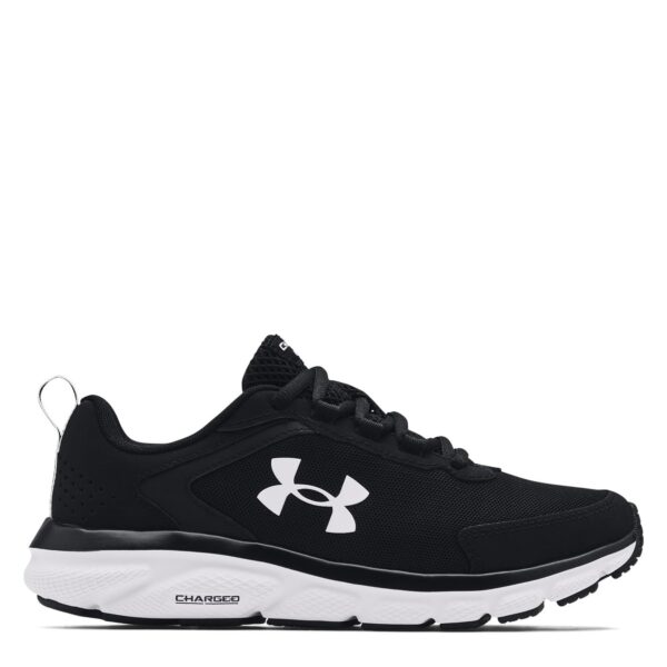 61hGlnIeIeL Under Armour Women Charged Assert 9 Running Shoes Black White 9M US