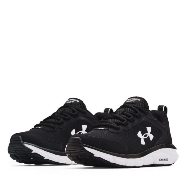 61um09laPDL Under Armour Women Charged Assert 9 Running Shoes Black White 9M US