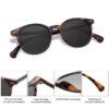 71GHWXY2OiL SOJOS Retro Polarized Aviator Sunglasses Women Men Large Square Pilot Shades SJ2385 Brown Tortoise Brown