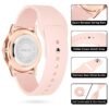 TKIIOER Nurse Watch Medical Professionals Students Women Men 50M Waterproof Military Time Luminous Easy Read Dial Pink
