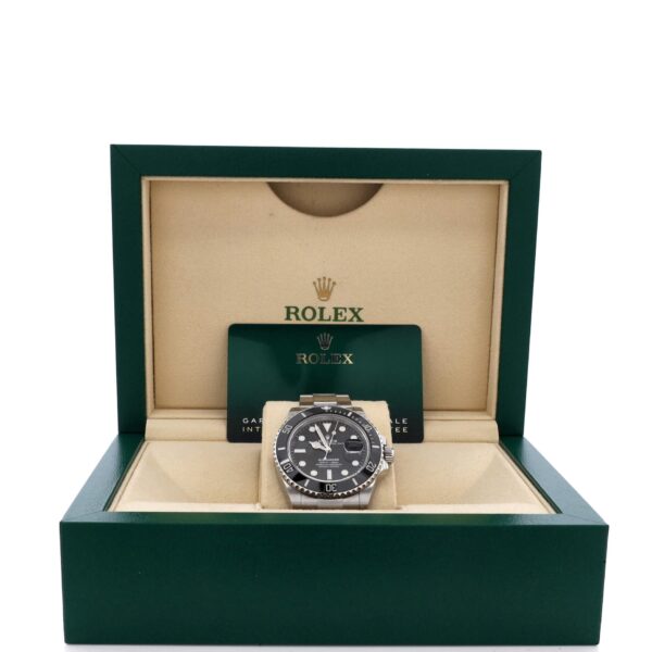 Rolex Submariner Date Automatic Watch Stainless Steel Cerachrom 41 Silver Pre-Owned