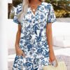 81IrjBCfQQL WIHOLL Women Casual Boho Dress Spring Summer Flowy Wedding Guest Beach Vacation M