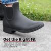 81bSyEECDbL Chooka Women Waterproof Plush Chelsea Bootie Delridge Black 9M