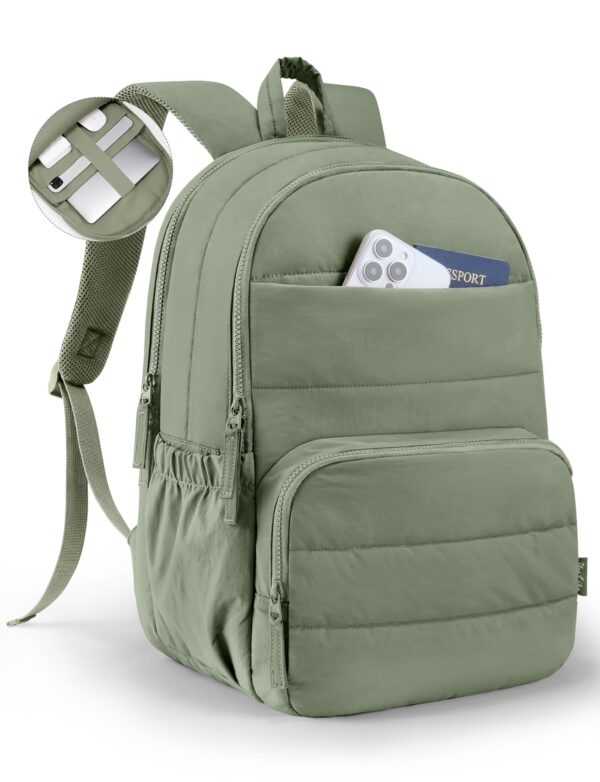 Uselike Women Travel Backpack 15.6 Inch Laptop Backpack Quilted College Work Bag Water Resistant